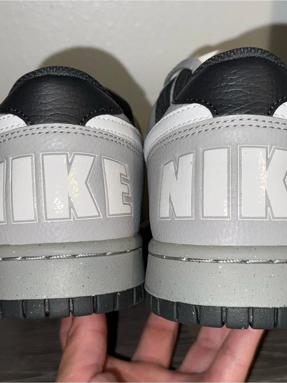 Nike Men’s Big Nike Low Shoes, Size 10M, Light Grey/Summit White, New In Box